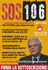 sottoscrizione strada statale 106